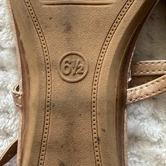 👡 A New Day Nude Sandals – Women’s Size 6.5 – Gold Detail - Picture 9 of 9